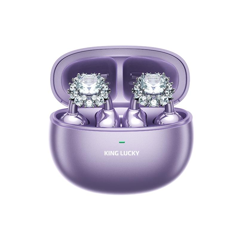 Pendientes de clip con auriculares Bluetooth